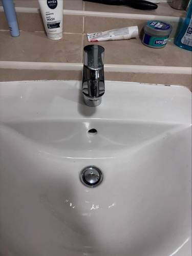Bathroom sink installation
