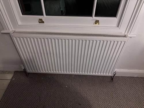 Radiator before replacement